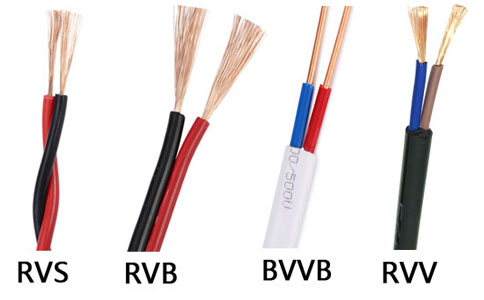 RVS與RVB、BVVB、<a href='http://m.productivepromotion.com/rvvdianxian/' target='_blank'><u>RVV電線</u></a>