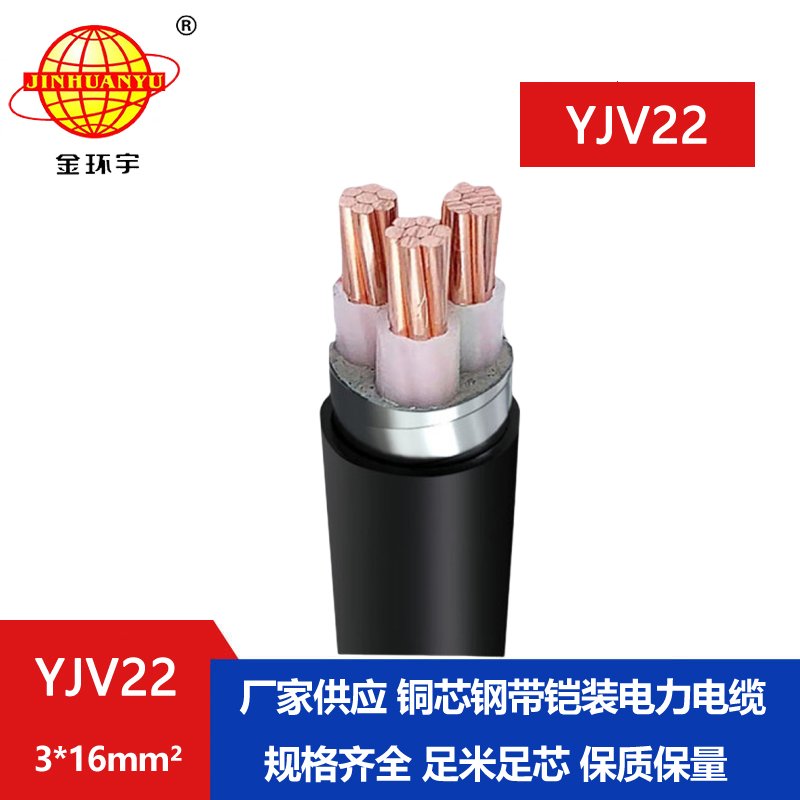 金環(huán)宇電線電纜 深圳yjv22鎧裝電力電纜報價 YJV